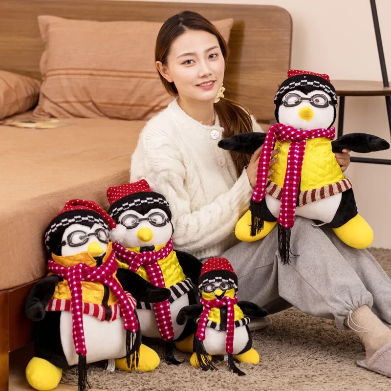 

25/45cm Cute Penguin Soft Stuffed Plush Doll Toys Exquisite Kawaii Pillows Bedroom Sofa Decoration Birthday Gifts for Friends