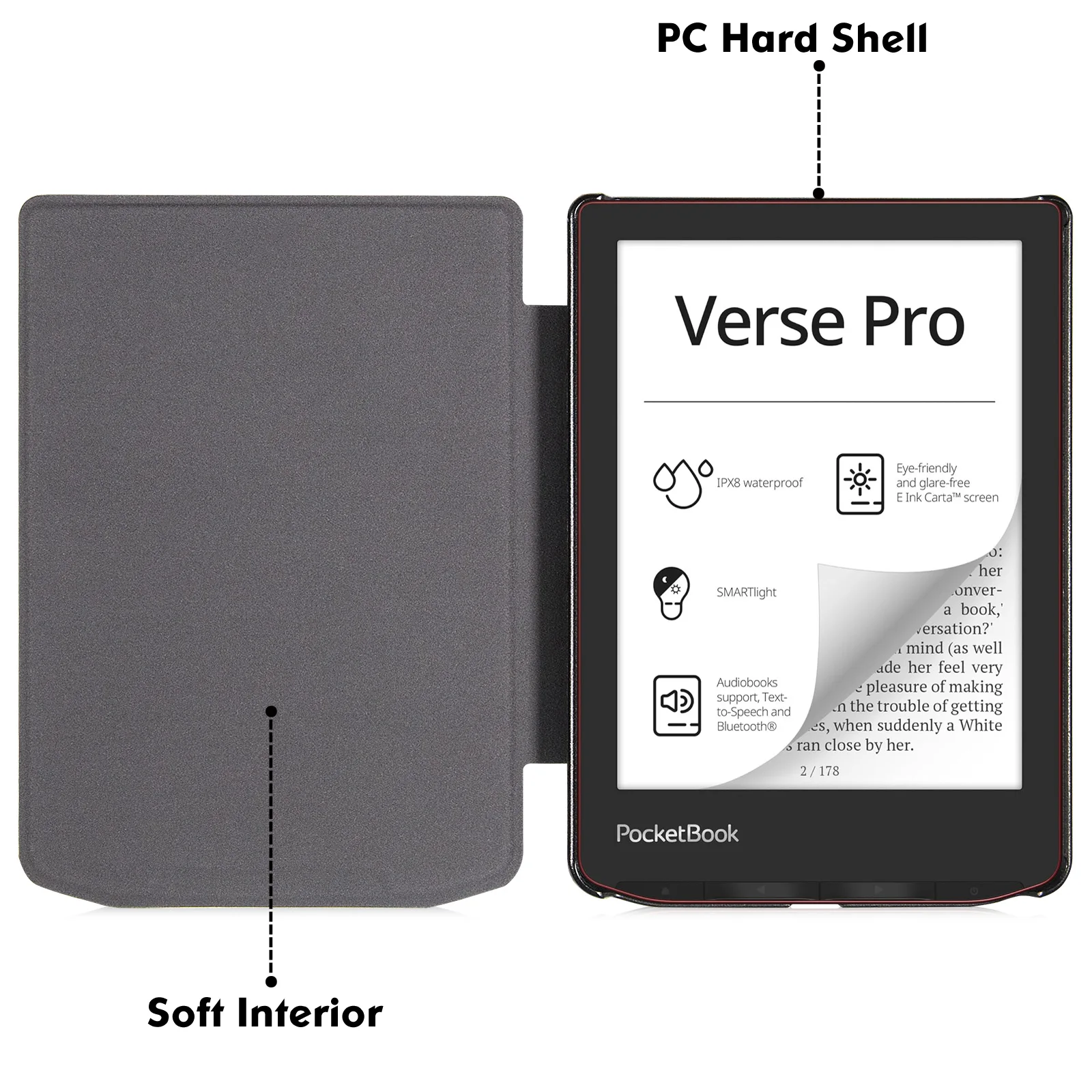 Estojo de Couro pu para Bolso Novo Capa Folio com Suspensão e Vigília Automáticas 629 Verso 634 634 Pro 2023 - Imagem 6