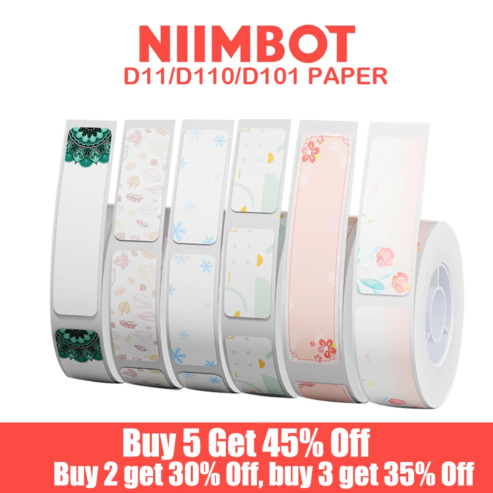 Adhesive Labels D11 Printer D11 Label Printer Stickers Niimbot D11