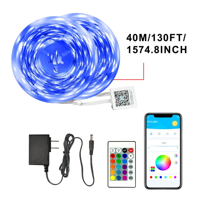 Music - sync color - changing LED strip lights, with APP control, solve wiring problems, easily decorate rooms. - Image 6