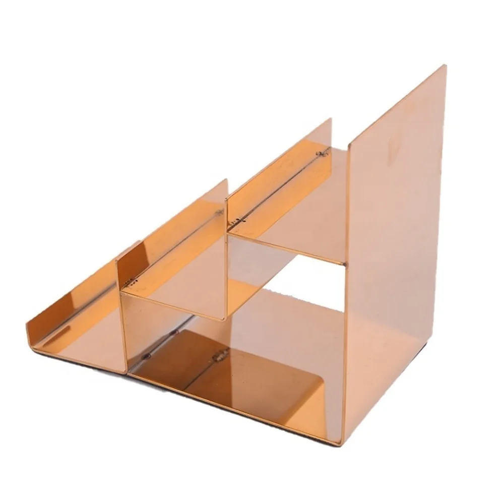 1pcs Multi-layer Polished Gold Wallet Hand Bag Display Stand On The Counter Of Hot-selling Shops