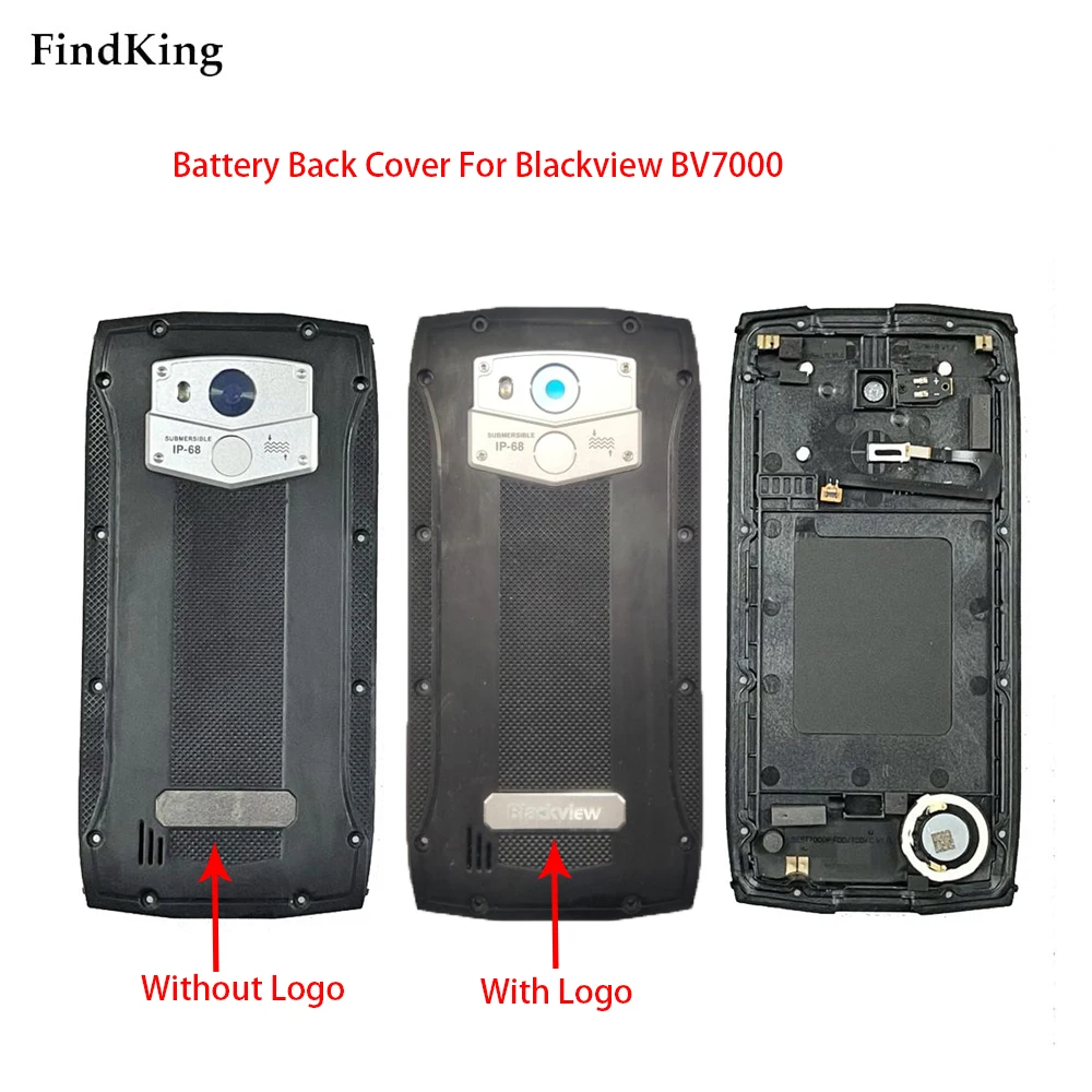 Для Blackview BV7000 Pro задняя крышка корпуса аккумулятора с отпечатком пальца гибкий +