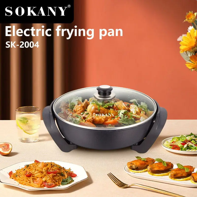 Sokany2004 Electric Fry Pan Single sided Cake Bell Commercial Pancake