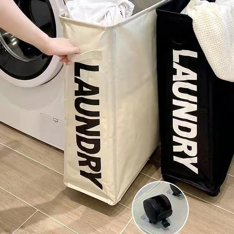 Creative Foldable Storage Bag With Wheels Clothes Storage Basket Portable Yoga Supplies Storage Frame High-quality Storage Tools