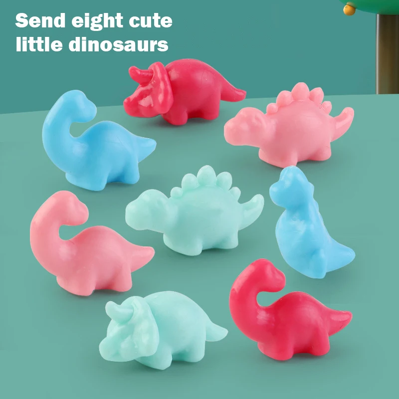 Mini Dinosaur Claw Machine Children's Crane Grab Machines Happy Egg Twist Machine Toys for Children Game Dolls for Girls Gifts 4
