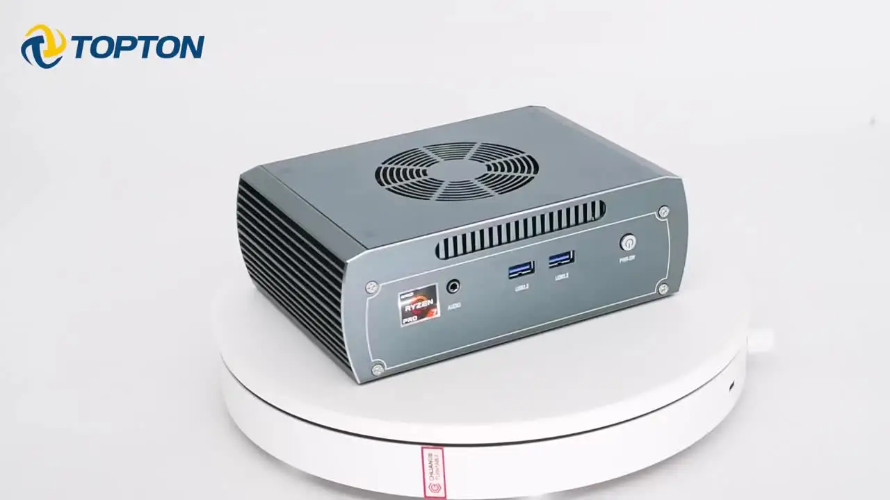 Мини-ПК Topton Almighty FU03 AMD Mini PC Ryzen 7 8845HS 2*2.5G LAN брандмауэр-маршрутизатор 2 * NVME Barebone