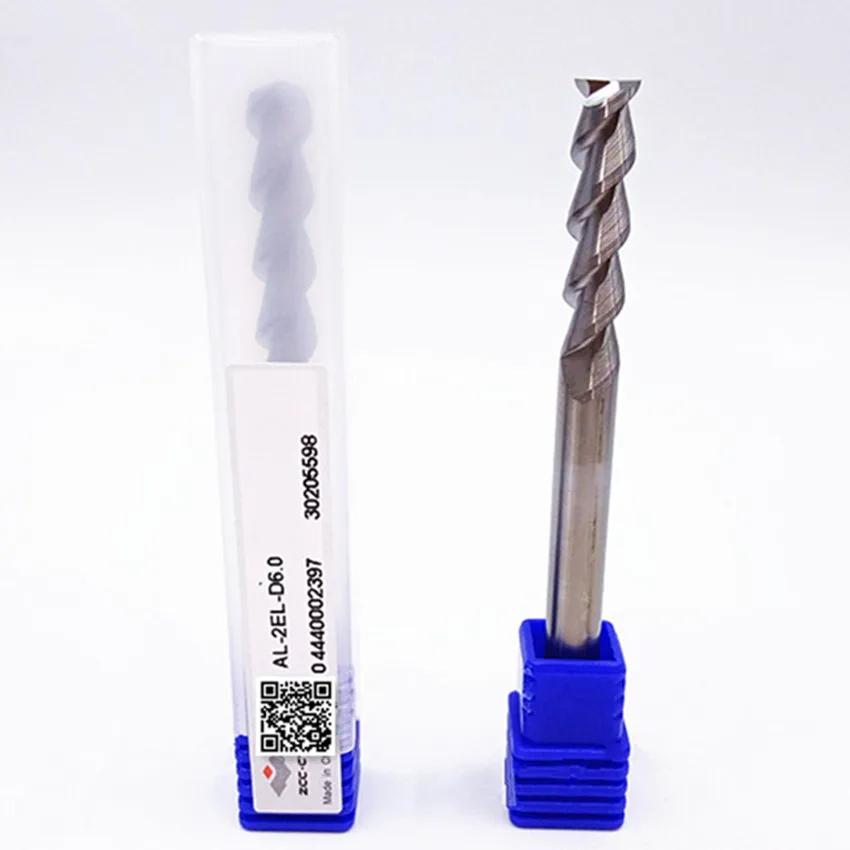 ZCC.CT AL-2EL-D3.0 / AL-2EL-D4.0 / AL-2EL-D5.0 / AL-2EL-D6.0 2 Flute Flat end mills 1pcs/box