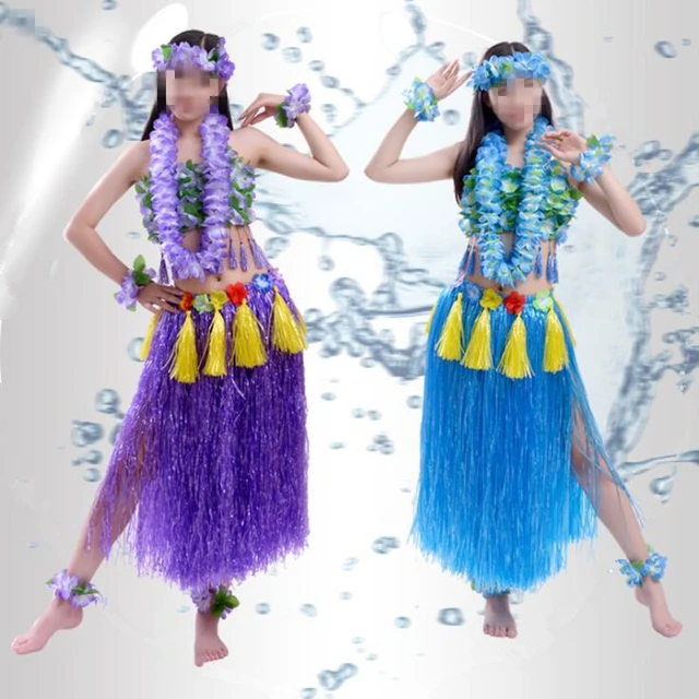 Woman Girl Hawaiian Cosplay Costume Flower Lei Headband Wreath Garland  Wristbands Bra Hula Skirts Adults Hawaii Holiday Party - Cosplay Costumes -  AliExpress