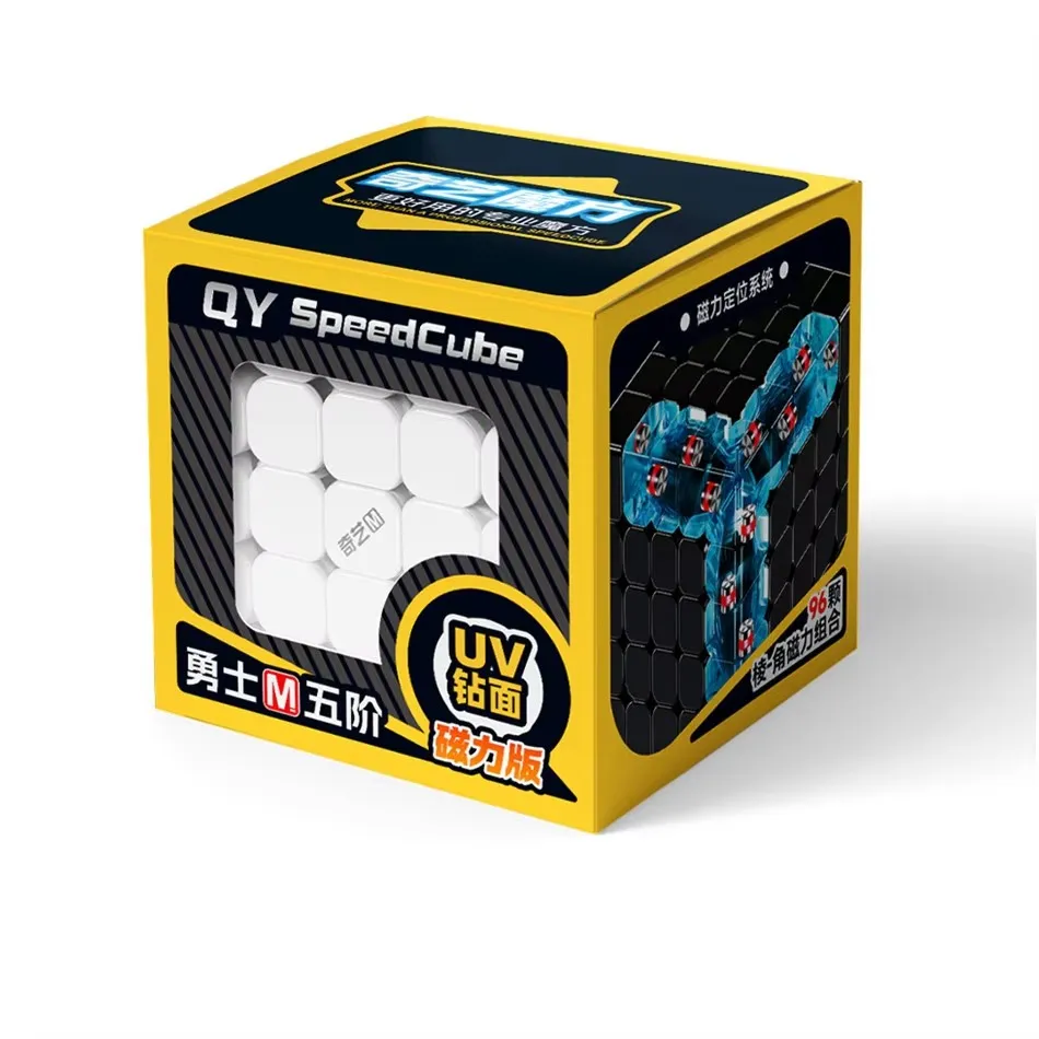 Qiyi Magic Cube 2x2 3x3 4x4 5x5 6x6 Black Stickers thumbnail 1