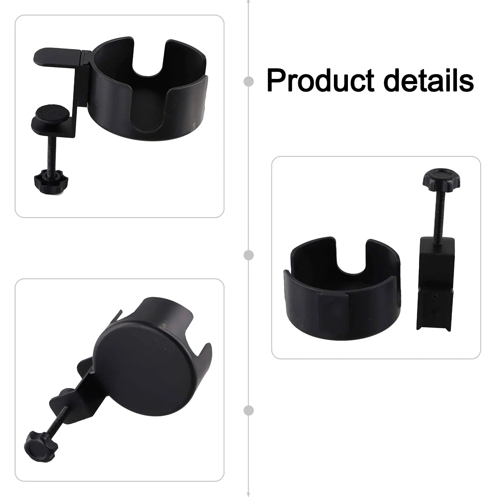 Desk Cup Holder Clamp Water Bottles Holder Coffee Cups For Desk Or Table Cup Tumbler Holders