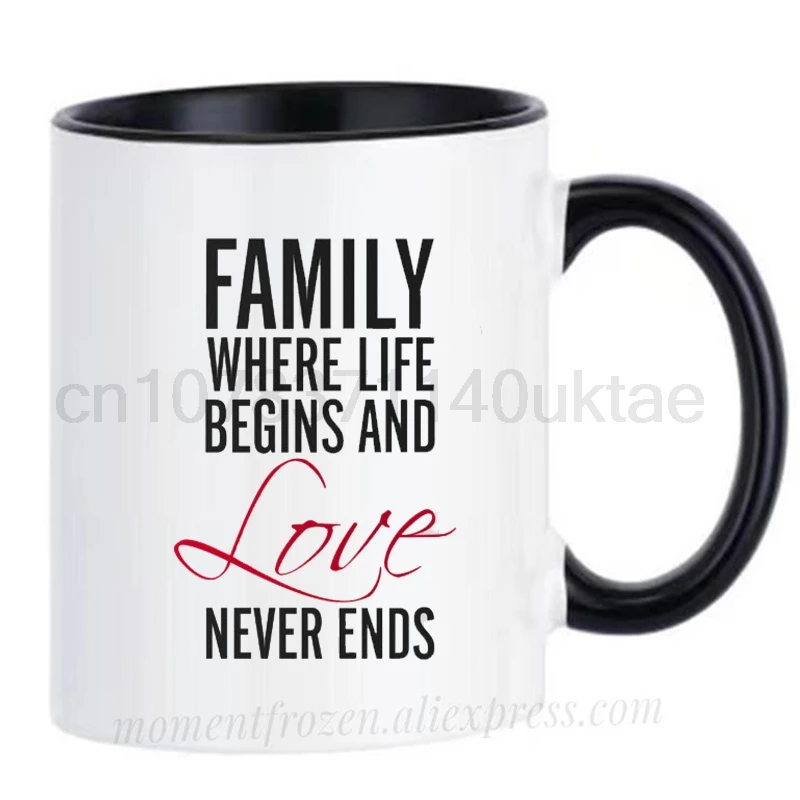 

Семейные кружки для влюбленных, мужа, жены, чашки для чая и кофе, креативная молочная посуда для напитков, индивидуальная морская кофейная посуда, домашний декор, подарки на день рождения