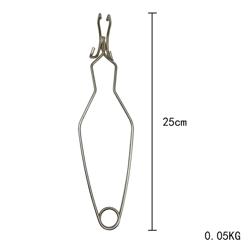 25Cm 스테인레스 스틸 도가니 집게 클램프 도가니 펜치 화이트 골드 볼 용융 금로 액세서리, 1 피스