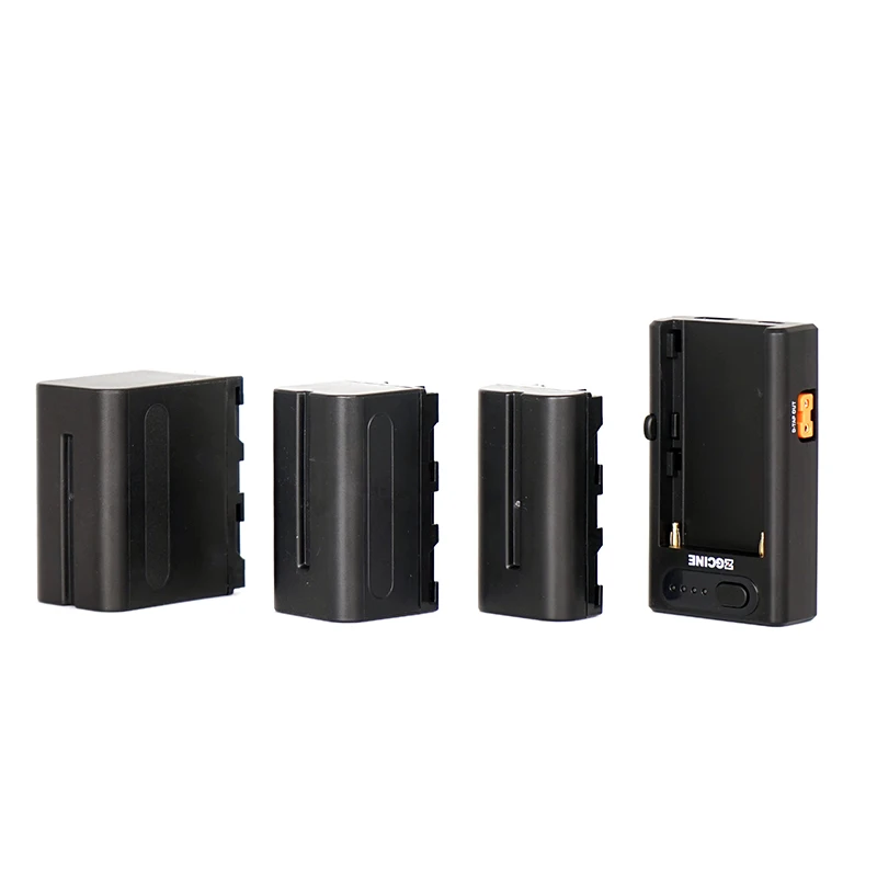 Batteria 7800Mah Np-F550 Np-F750 Np-F970 Con Caricabatterie Zgcine Npf-02Fast Power Bank Per Fotocamera Sony Hvr-Hd1000 Hvr-Hd1000E Hvr-V1J