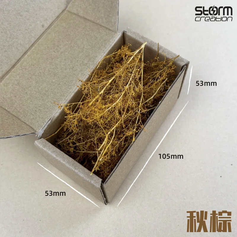 Simulation Dry Grass Model Diy Scene Materials For Making Military Sand Table/Train Railway Layout Diorama Kits 1Box 6