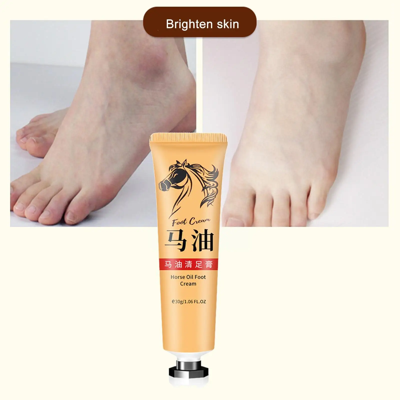 

Horse oil Repair hand cream Anti-Aging Soft Hand Whitening 30g Care Hand moisturizing Lotion Cream Nourish C1C8