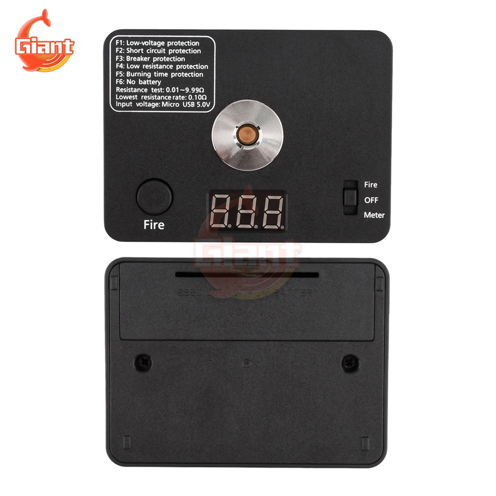 Digital Resistance Tester Professional Ohm Meter