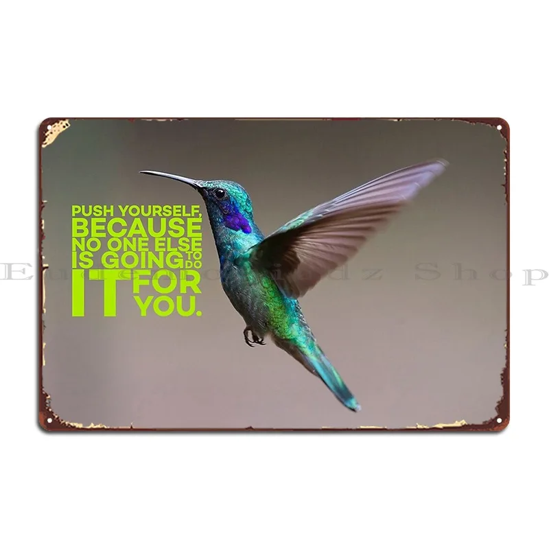 

Self Motivation Metal Signs Garage Create Wall Decor Wall Decor Wall Decor Tin Sign Poster