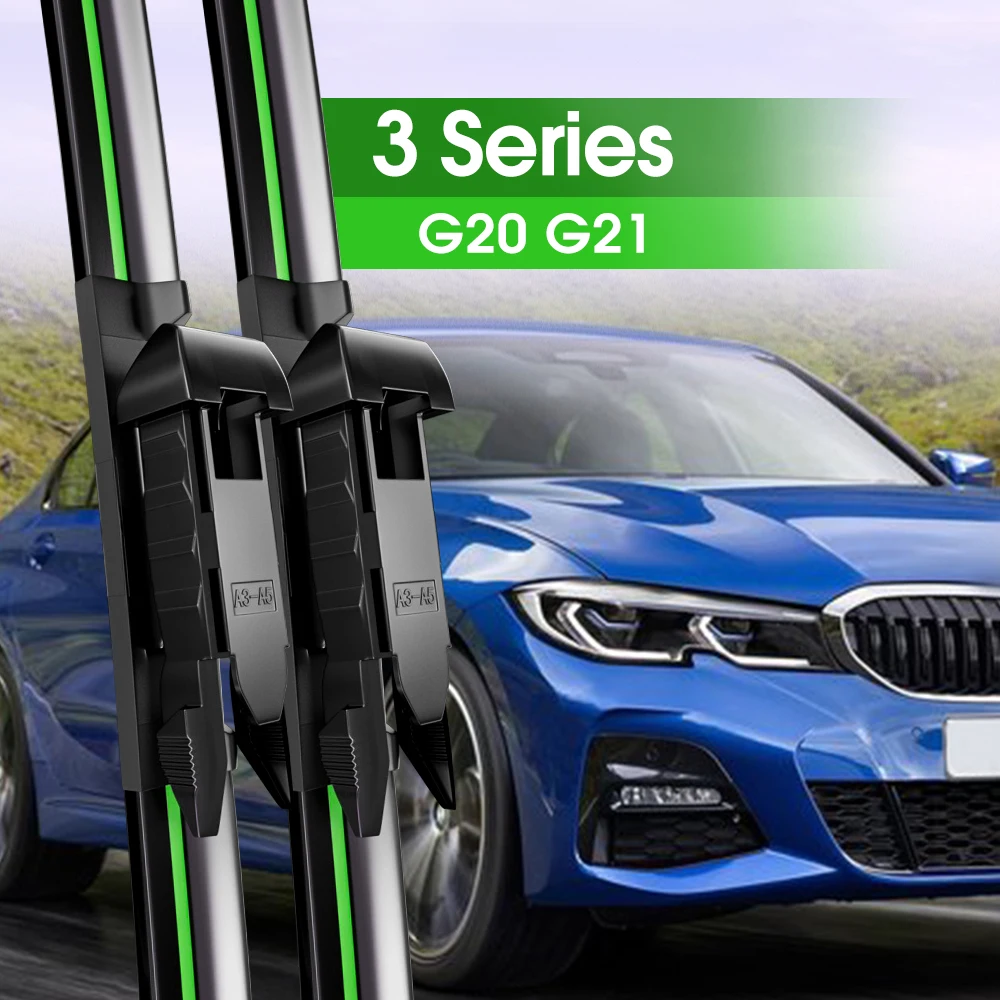 

2pcs Front Windshield Wiper Blades For BMW 3 Series G20 G21 2019-2023 2020 2021 2022 Windscreen Window Accessories