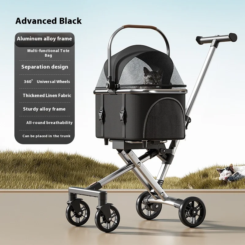 Expandable Foldable Pet Stroller 6