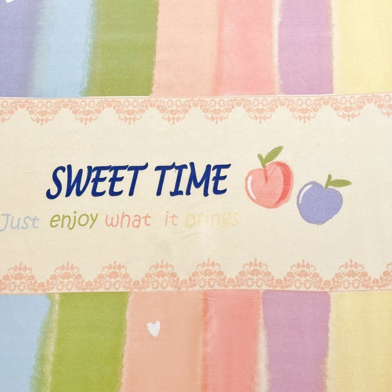 Rainbow Cartoon Mattress Covers Soft & Comfy Fitted Sheets Set with Elastic Bedding Cover for Bedroom, Guest Room, Dorm Decor 5