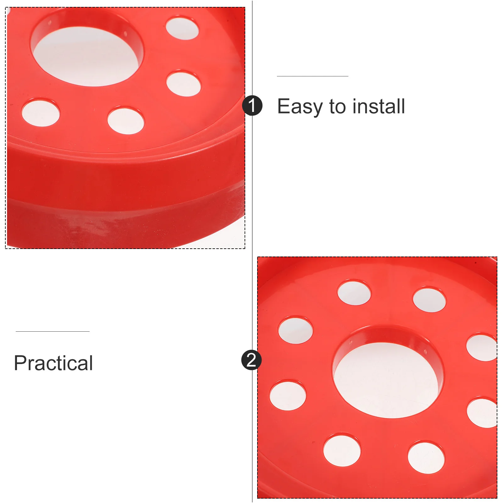 Fire Extinguisher Base Extinguishers Mount Bracket Mounting Holder Plastic for Car