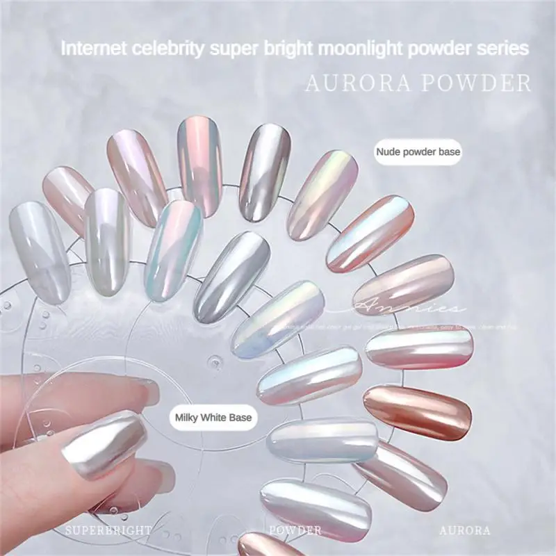 Uv Gel Nail Mirror Powder Bellezza E Salute Aurora Powder Gradient Mirror Powder Decorazione Per Unghie Unghie Acriliche Naturali