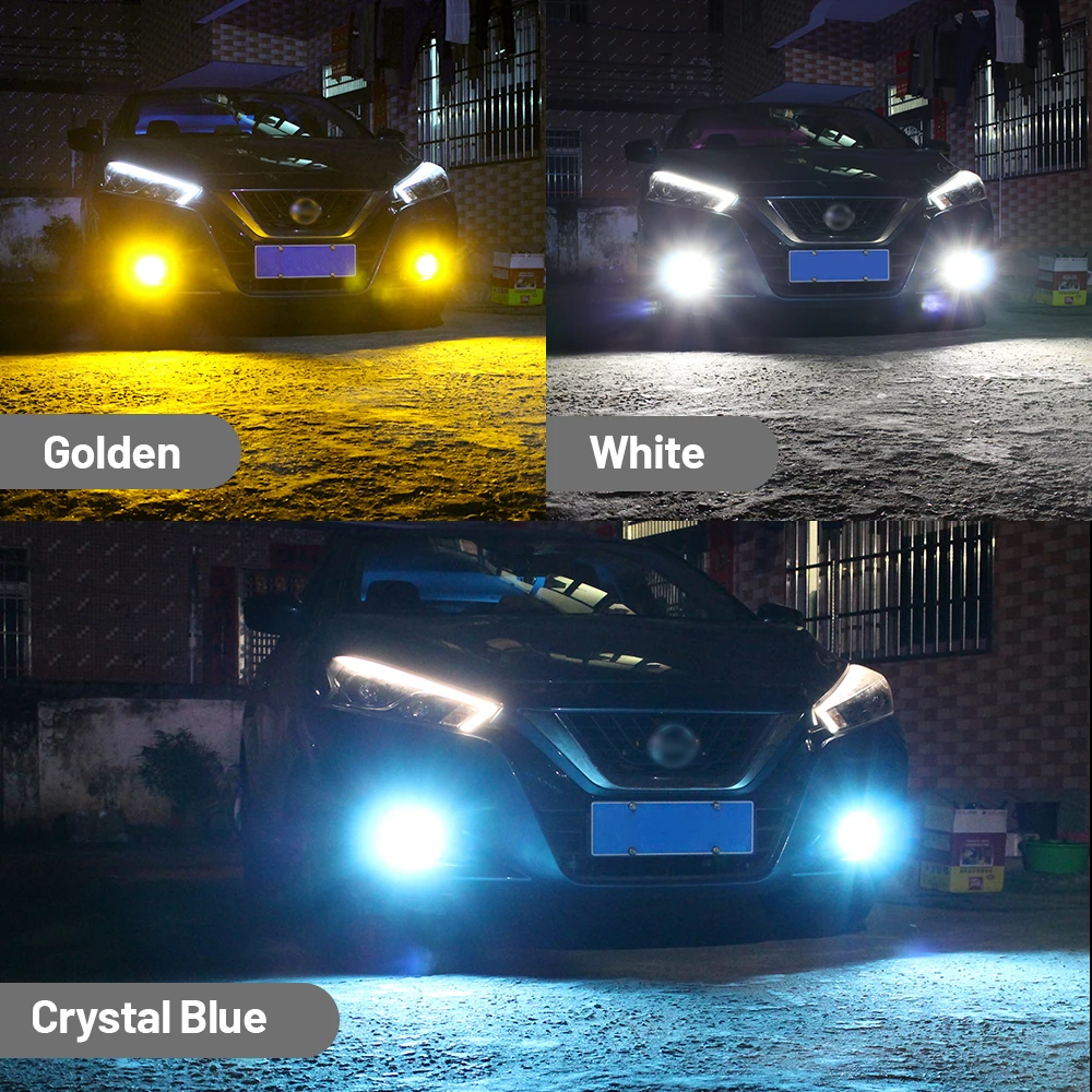 2pcs LED 안개등 시트 미 2011-2019 2012 2013 2014 2015 2016 2017 2018 Canbus 액세서리