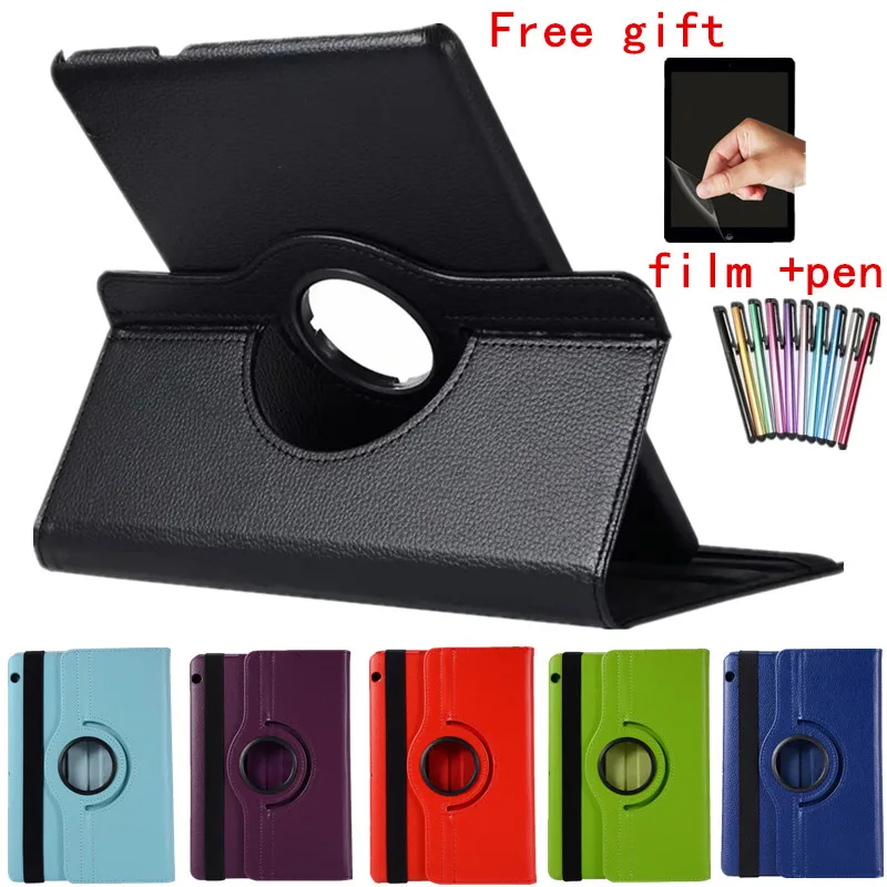 MatePad SE 10.4 Case T8 T10s T10 360 Rotating Case For Huawei MediaPad T5 10 T3 9.6 M5 Lite 10.1 PU Leather Tablet Cover tablet case