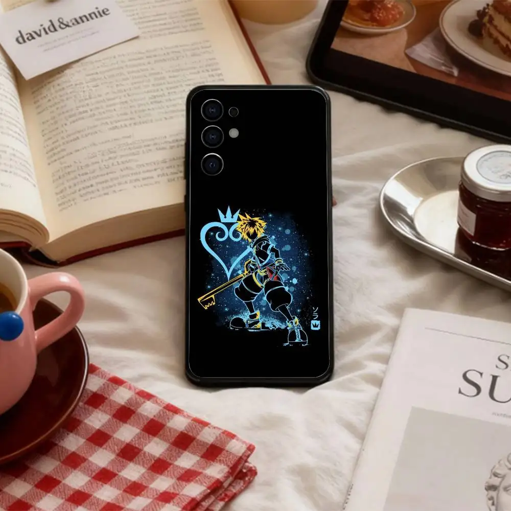 Kingdom Hearts Themed Soft Black Phone Case
