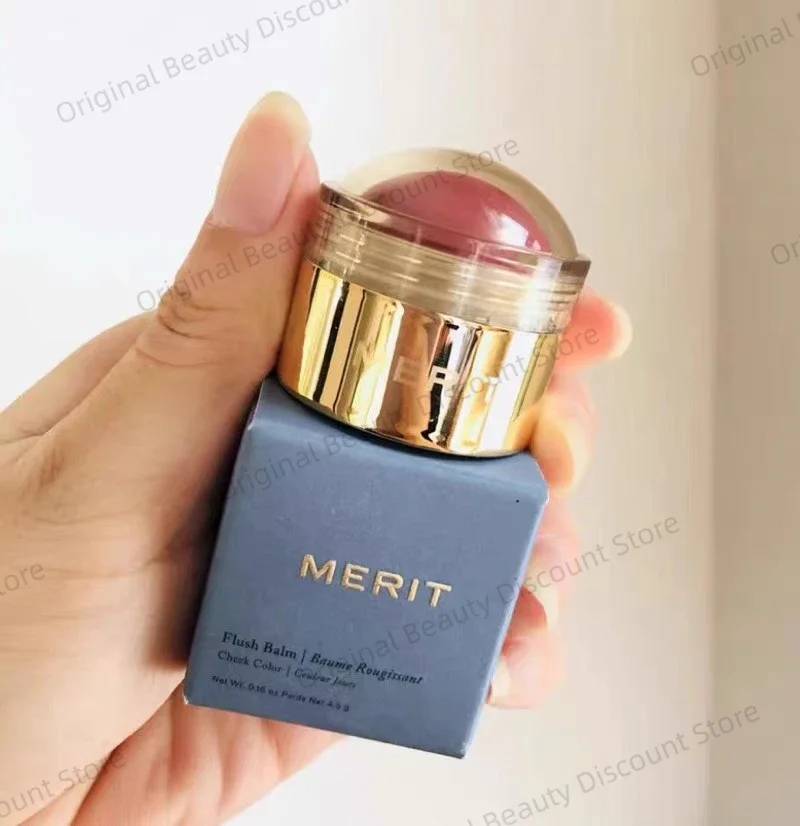 

Merit Mini Size Blush Balm Cream Blush 4.5g Cheeky Beverly Hills Travel Size Makeup Accessories