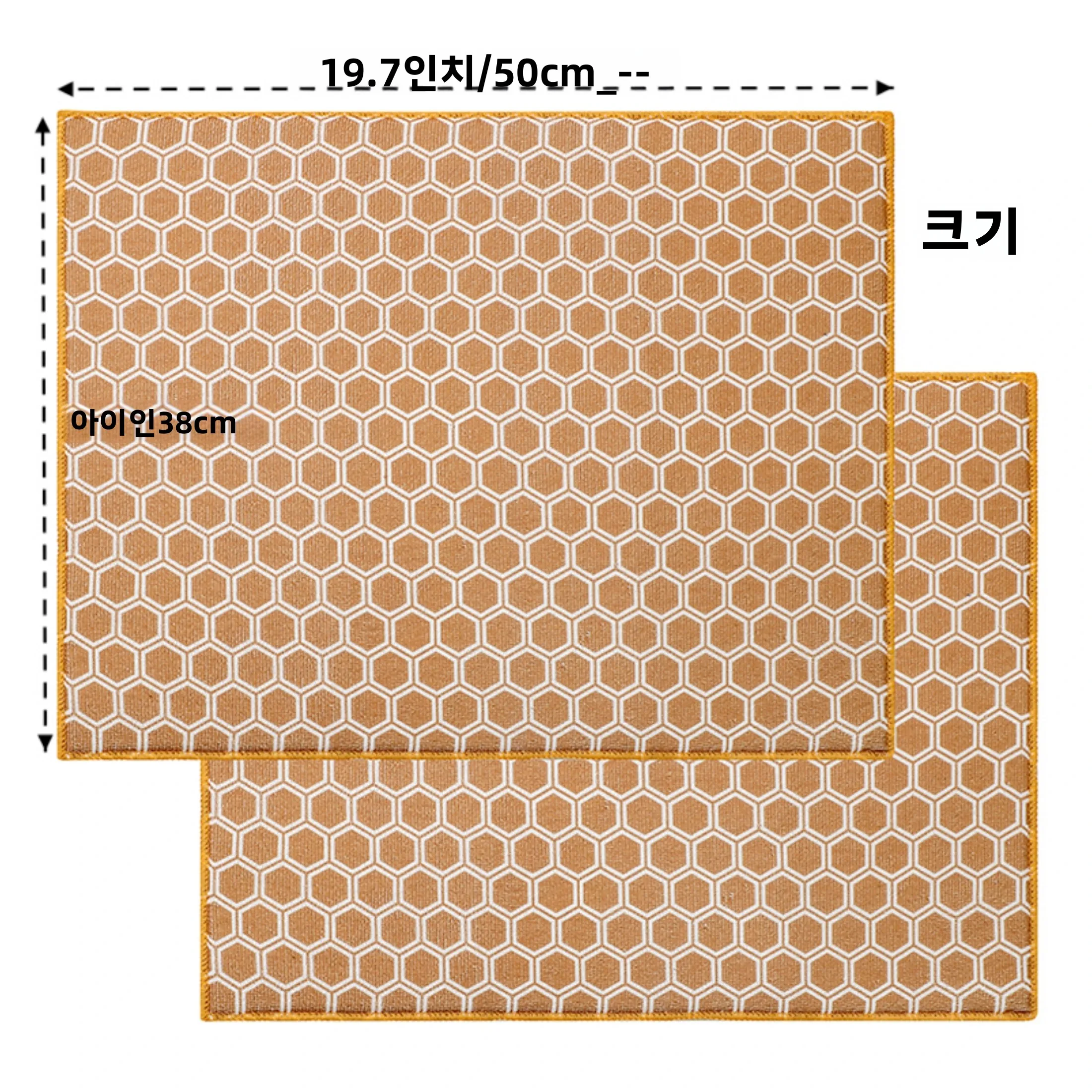 1개 38x50cm 셀룰러 드레인 패드 주방 조리대 식기 건조 패드 심플한 식탁 물 흡수 매트 주방용