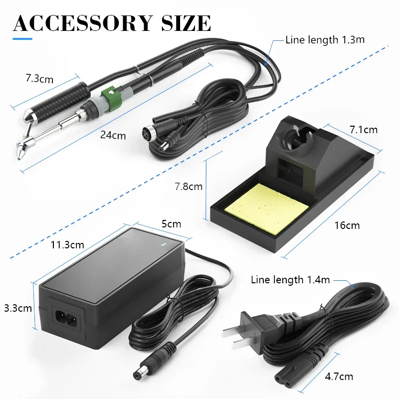 T12A Suction Tin Gun Desoldering Station Hot Air Gun Soldering Iron Suction Pen Intelligent STM 32 Soldering Station 4
