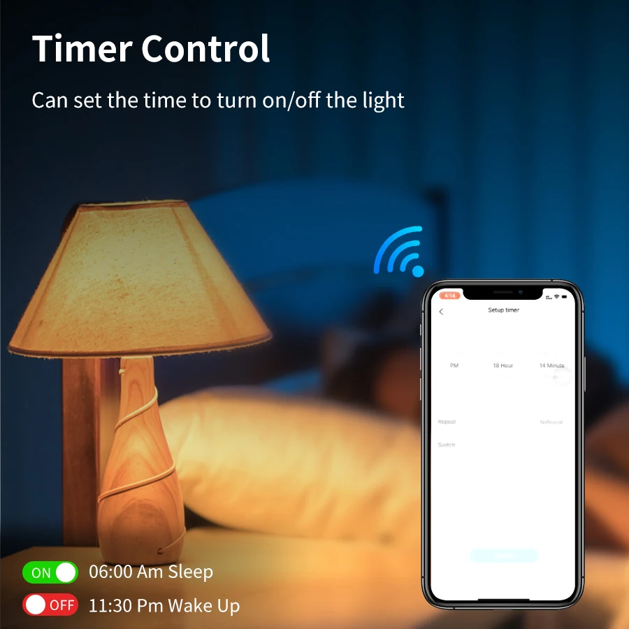 DoHome Smart Bulb WiFi Alexa Lamp Google Home HomeKit Siri Voice