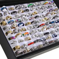 Stylish Stainless Steel Rings Set For Men And Women 100pcs