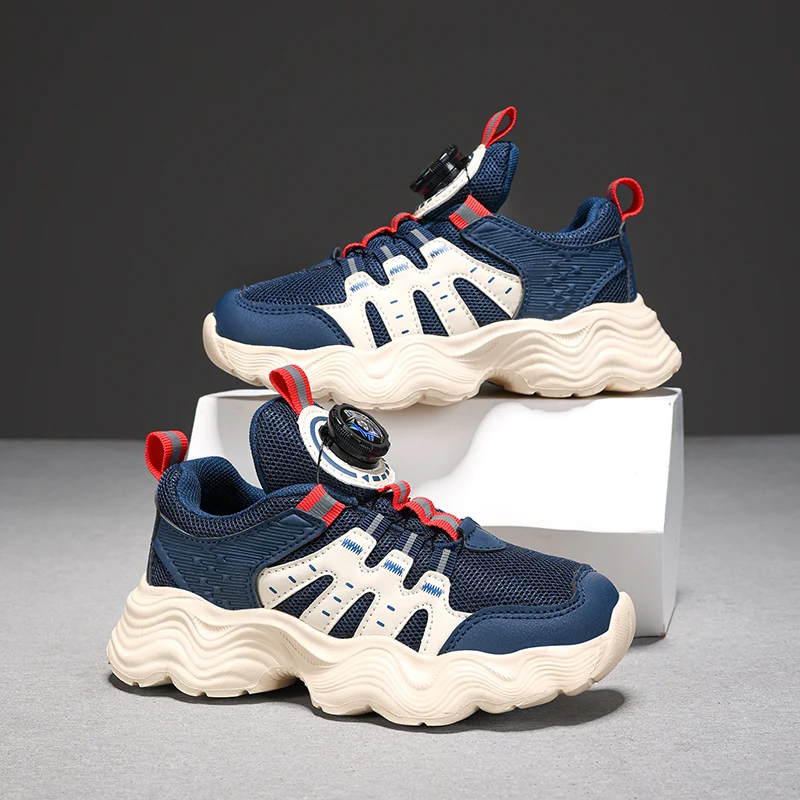 Children Shoes Boy Sneaker Non-slip School Sports Casual Soft Sole 4 To 12 Years