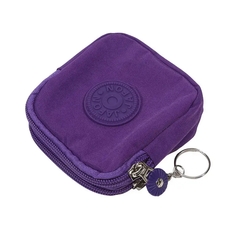 Mini Nylon Coin Purse khaki