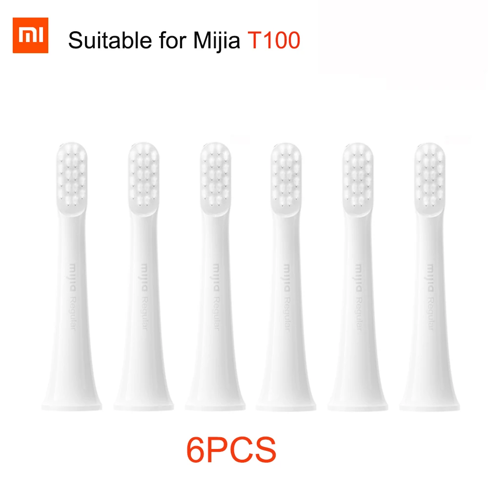 Original Xiaomi Mijia Toothbrush Heads Replacement for Sonic Electric  Toothbrush T100 T300 T500 3 Teeth Brush Heads Each Box