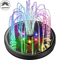 Solar Light Water Fountain Pool Pond Waterfall Fountain Garden Supplies Decoration Outdoor Solar Powered Fountain Bird Baths
