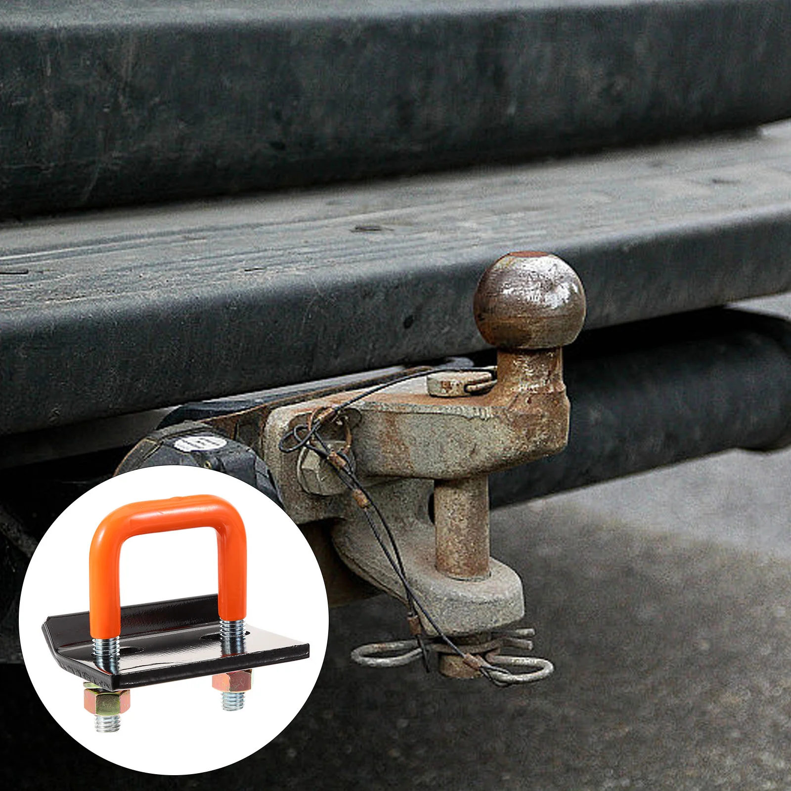 

Trailer Buckle Accessory Hitch Tightener Clamp Spare Tire Marine Anti-rattle Stabilizer Carbon Steel Metal for Mount Boat