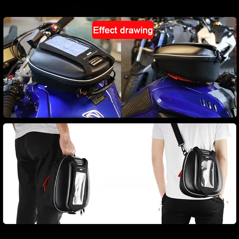 Fuel Tank Bag For BMW G 310GS/G 310R Motorcycle GPS Phone Ring Mount Racing Luggage Waterproof Racing Bags Tanklock motorcycle tank bag