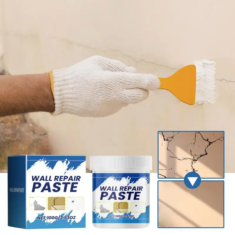 Quick Fix For Wall Crack Spackle Wall Repair Putty Repair Holes Odorless Drywall Patch Ceramic Glaze Paste