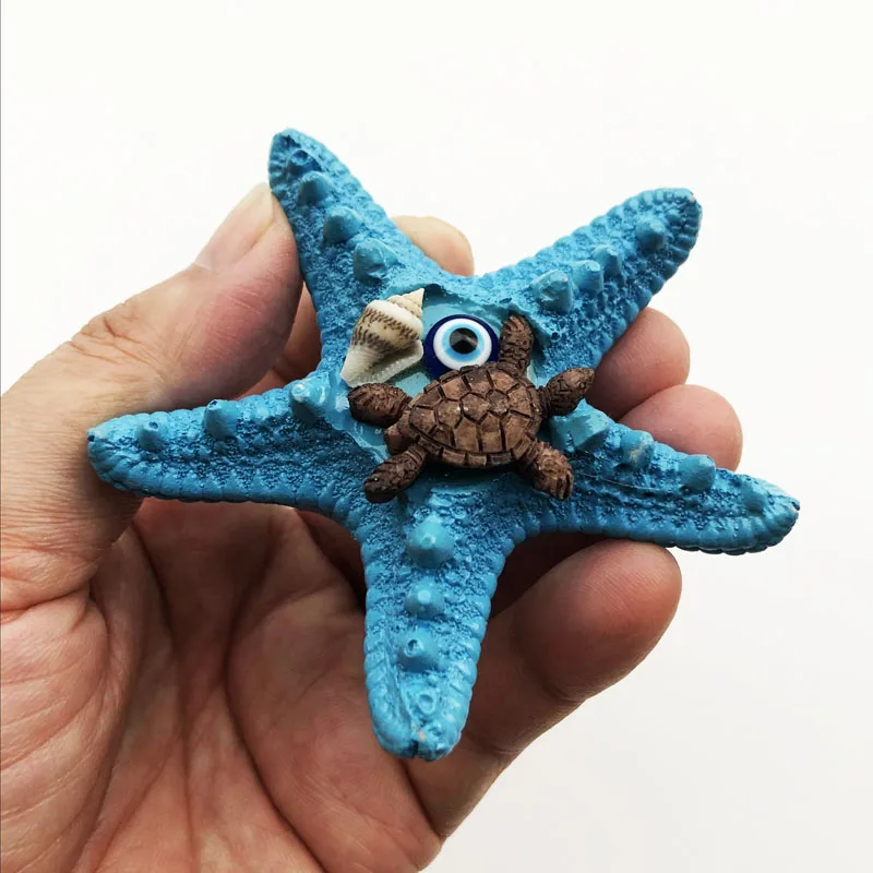 

Fridge Magnet Türkiye Starfish Creative Cultural Landscape Decoration Message Sticker Tourist Souvenir