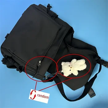 حقيبة كتف من النايلون للعودة إلى المدرسة، حقائب كروس ذات سعة كبيرة للفتيات المراهقات والرجال حقيبة هاراجوكو ماسنجر حقائب مدرسية للطلاب 5