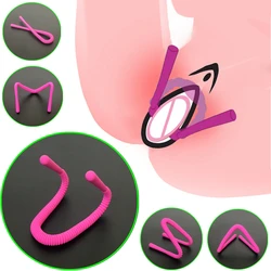 여성용 접이식 성기 클램프, 음부 스프레더, G 스팟 클리토리스 자극, 질 검경, 실리콘 질 확장 장치, 섹스 토이