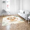 Jungle Animal Cartoon Carpet for Lion Giraffe Zebra Nursery Rug Art Paintings Nordic Pictures Mat Baby Kids Room Decoration 1
