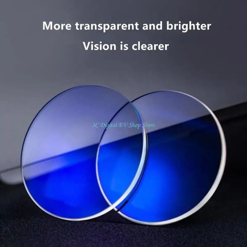 Lentille correctrice pour lunettes FPV V1/V2, remplacement miroir de précision, inclinée pour révéler la transparence.