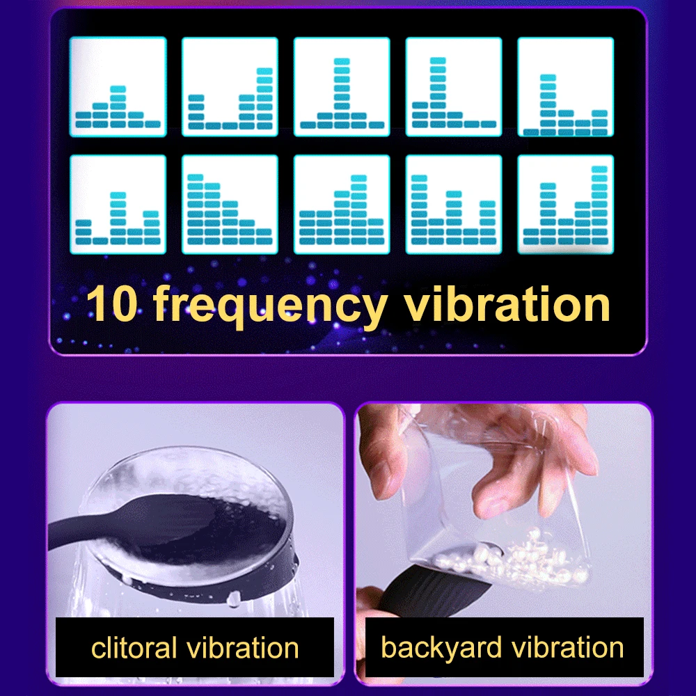 Anal Vibras Dildo Vibrating Male Prostate Massager Delay Ejaculation Double Ring Butt Plug Toys for Men G_voghion.com