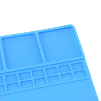 ESPLB 단열 수리 패드, 납땜 작업 스테이션 매트, 실리콘 용접 납땜 유지 보수 플랫폼, 405x305mm