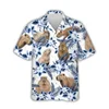 Kawaii Capybara Pattern Shirt Men's 3D Printed Hawaii Aloha Beach Men's Shirt Short Sleeve Cool Top Lapel Shirt 1