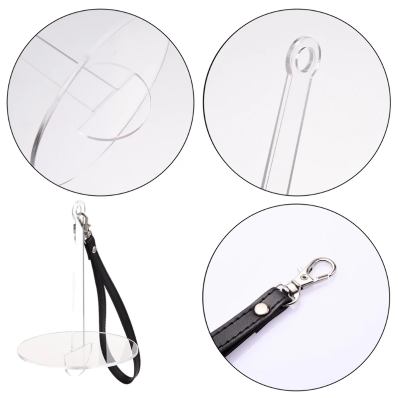 String Dispenser Holder Acrylic Detachable Wrist Yarn Holder Reusable Yarn for Home Lightweight Balls yarn holder